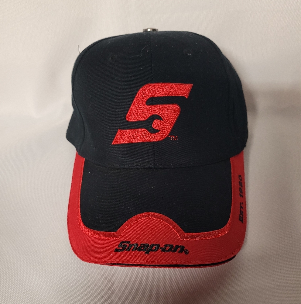Snap Black and Red Logo Cap